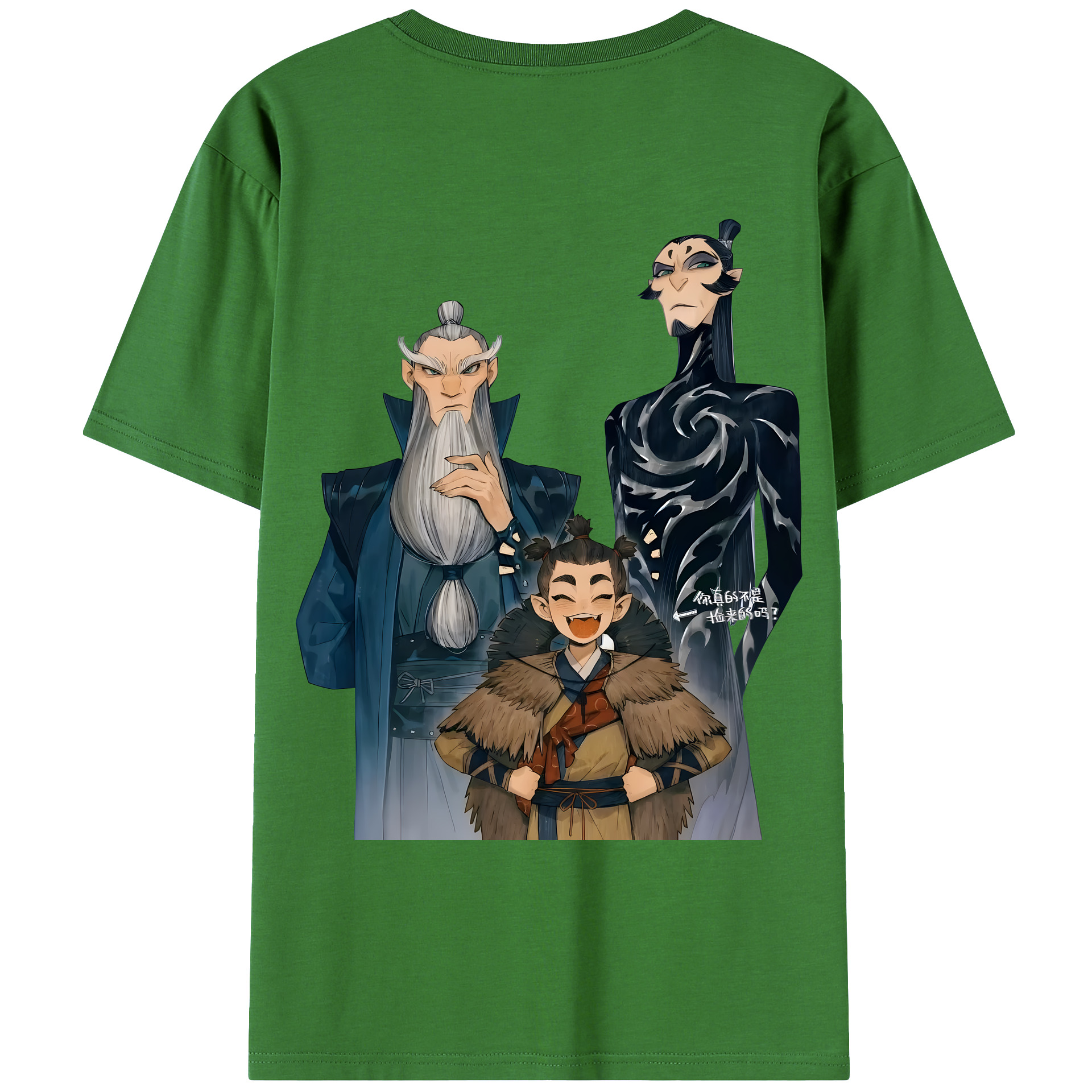 （画像用） Ne Zha 2 ナタ 魔童の大暴れ レディース半袖Tシャツ(バックプリント)